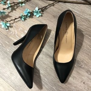 Chinese Laundry Black Pointed Toe Pumps Heels